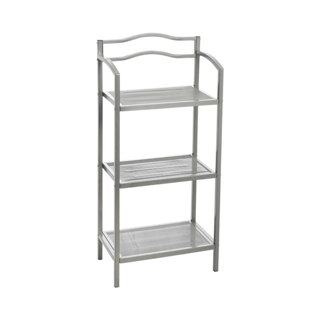 Household Essentials 3-Tier Metal Bathroom Storage Shelf